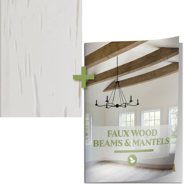 Ekena Millwork 10-inch x 7-inch SAMPLE - Pecky Cypress Endurathane Faux Wood Beam w/Catalog -Factory Prepped SAMPLE-KIT-BMPCUN - main